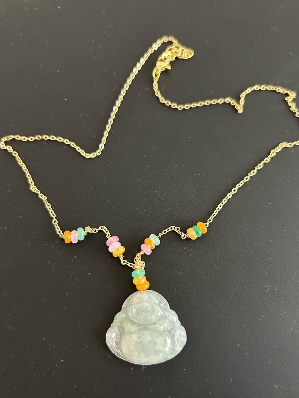 New natrual jade Gemstone Necklace